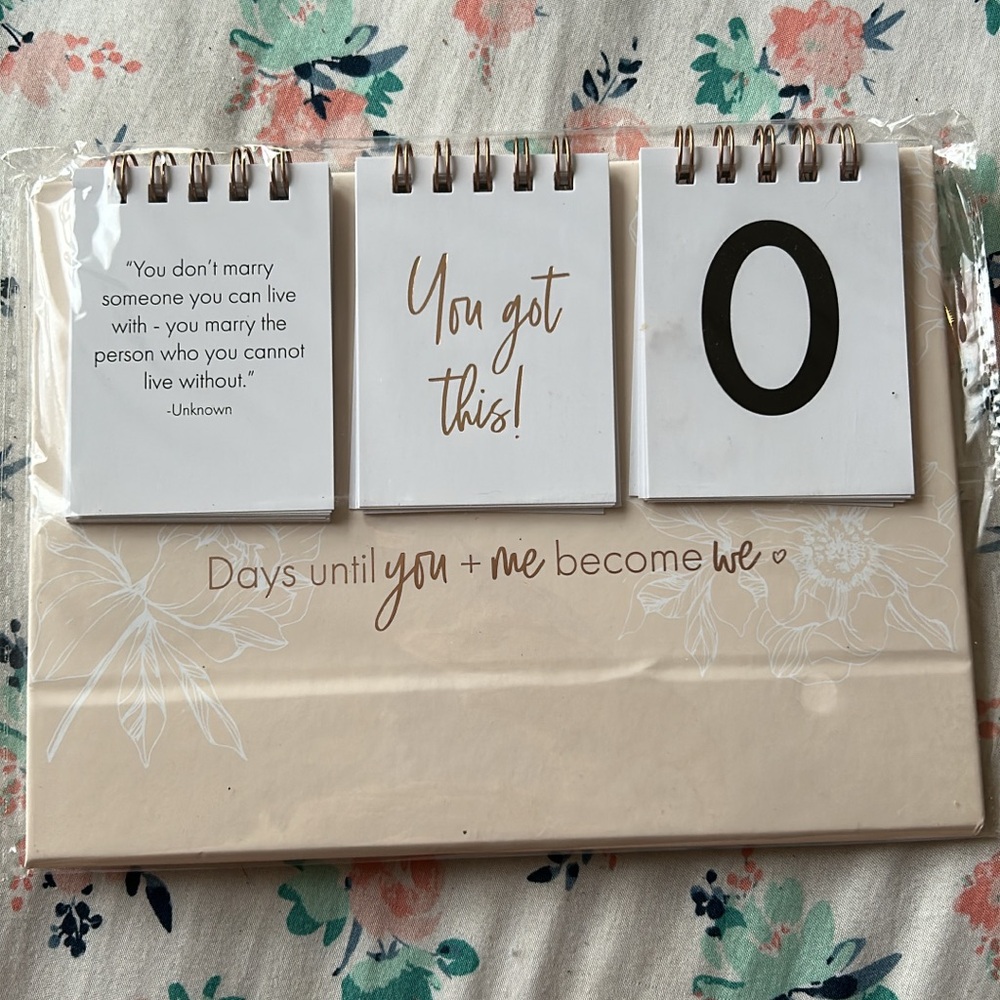 Wedding Countdown Calendar